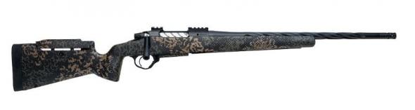 seekins precision, havak ph3, bolt action, 6mm creedmoor, 20" threaded fluted barrel, black finish, woodland shadow camo carbon fiber stock, right...