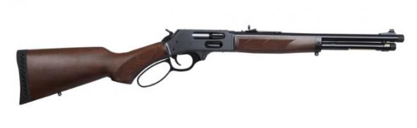 henry repeating arms, h09 protector carbine, lever action rifle, 30-30 winchester, 16.5" threaded barrel, 5/8x24 thread pitch, blued finish, american...