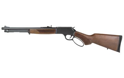henry repeating arms, h12 provider carbine, lever action rifle, .357 magnum/.38 special, 16.5" threaded barrel, 5/8x24 thread pitch, round blued...