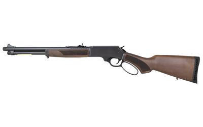 henry repeating arms, h09 provider carbine, lever action rifle, 360 buckhammer, 16.5" threaded barrel, 5/8x24 thread pitch, round blued steel, blued...