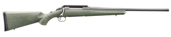 glenfield, model a, bolt action rifle, 350 legend, 20" barrel, green splatter finish, 5 rounds