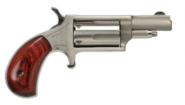 north american arms .22 magnum, mini revolver, 1-5/8" barrel, stainless steel, 5 rounds