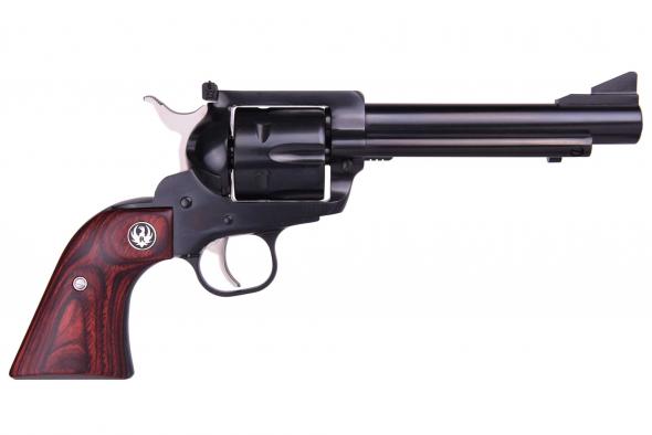 ruger, blackhawk, flat top, 357/9mm, 5.5" barrel, black finish, wood grips, 6 rounds
