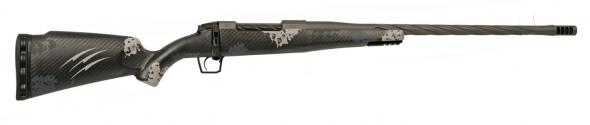 fierce firearms, twisted rogue, bolt action, 7mm prc, 24" threaded/fluted barrel, tungsten finish, phantom camo carbon fiber stock, right hand, 3...