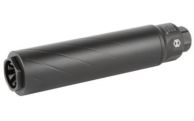 maxim defense industries, prs-30, suppressor, 30 caliber, aluminum construction with grade 5 titanium thread insert, anodized finish, black