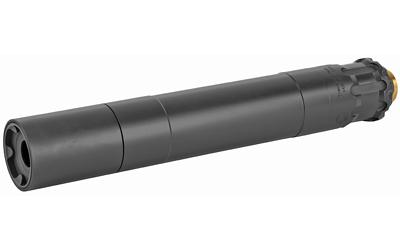 rugged suppressors, obsidian 45 with adapt modular technology, pistol suppressor, .45 acp, includes .578x28 piston, aluminum tube, 17-4 ph baffles,...