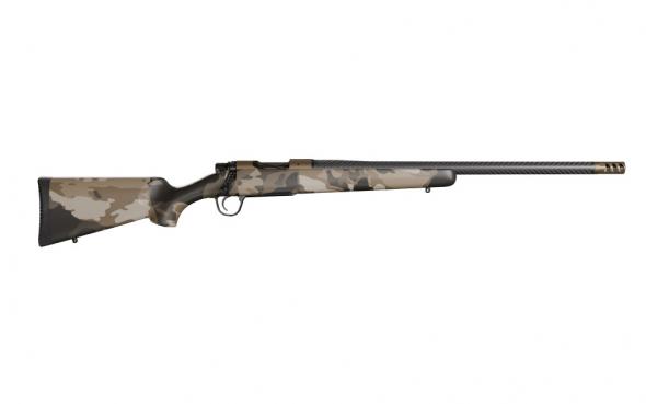 christensen arms, ridgeline fft, 7mm bc, 20" carbon fiber threaded barrel, stainless steel drilled & tapped receiver, carbon w/gray accents sporter...