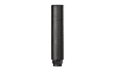 q, porq chop suppressor, 338/8.6 blackout, stainless steel construction, nitride finish, black, 1.75" diameter, includes rear end