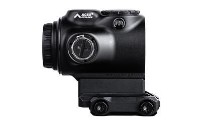 primary arms, glx micro prism, sight, 20.5mm objective, 1x magnification, green illuminated acss cyclops gen 3 reticle, fits mini-acog mount, black