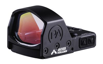 primary arms, glx rs-15 mini reflex sight, 26x20mm, 3 moa center dot with 250 moa outer circle, acss vulcan reticle, direct mount to sig p320,...