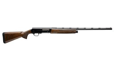 browning, a5, hunter, semi-automatic shotgun, 20 gauge, 3" chamber, 26" barrel, gloss black anodized finish, walnut stock, includes 3 choke tubes -...