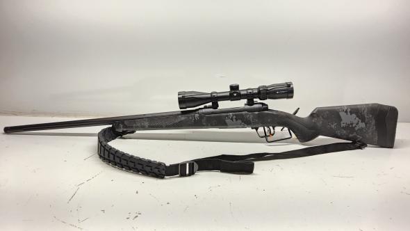 like new savage 110 apex hunter 6.5 creedmoor w/vortex crossfire scope