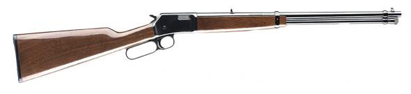 browning, bl-22, grade 1, lever action rifle, 22lr, 20" barrel, blued finish, walnut stock, adjustable sights, 15 rounds