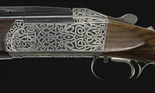 krieghoff k-80 pro sport celtic scroll ii, nitride finish