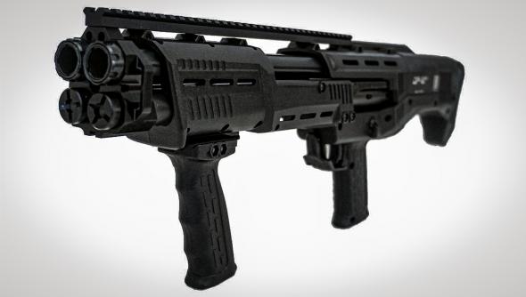 standard manufacturing dp-12 gen ii  12 gauge dual-tube pump shotgun (matte black, 14+2 capacity)