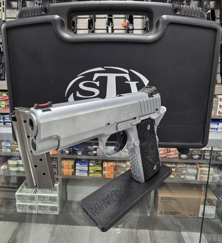 sti guardian 9mm  rare full matte stainless 1911 officer-size pistol