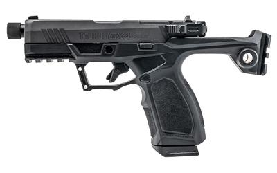 taurus usa, gx4 strike bravo, single action only, semi-automatic, 9mm, 3.7" barrel, threaded 1/2x28, matte finish, black, fixed white dot and drift...