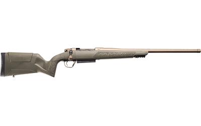christensen arms, evoke, bolt action rifle, 270 winchester, 22" barrel, threaded 5/8x24, cerakote finish, bronze, polymer stock with integrated...