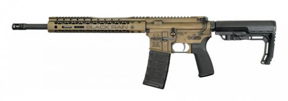 black rain ordnance, spec+, semi-automatic, 5.56 nato, 16" barrel, bronze battleworn finish, right hand, 30 round capacity