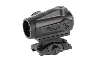 sig sauer, romeo 5 gen ii, green dot, 1x20mm, 2 moa dot, includes low mount, fits picatinny, matte finish, black
