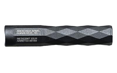 angstadt arms, reticent 22, suppressor, 22 lr, titanium, 2.5oz., 1/2x28 direct thread, black
