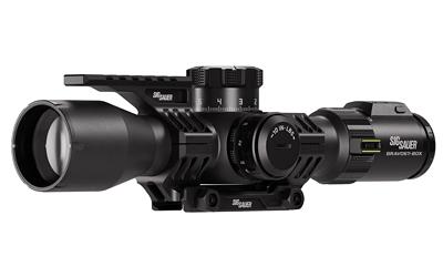 sig sauer, bravo6t-bdx, rifle scope, 3-18x44mm, first focal plane, dev-l mrad 2.0 illuminated reticle, side focus, 35mm, matte finish, black,...