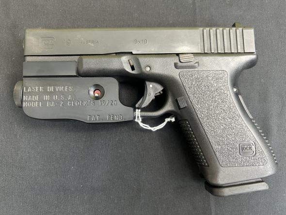 used glock 19 gen 2 semi auto with ba-2 laser 26040445