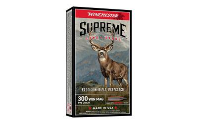 winchester ammo, supreme long range, 300 win mag, 195 grains, 20 per box