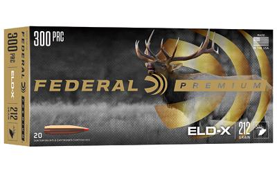 federal premium eld-x, 300 prc, 212 grain, eld-x, 20 per box