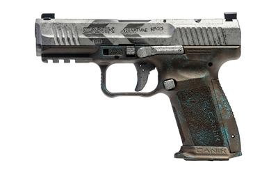 canik, meta sf, signature series apocalypse, semi automatic, 9mm, 4.19" barrel, apocalypse cerakote finish, fixed sights, optic cut, right hand, 15...