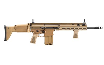 fn america, scar 17s, semi-automatic rifle, 308 winchester/7.62 nato, 16.25" barrel, flat dark earth, adjustable stock, m-lok rail system, 20 rounds,...