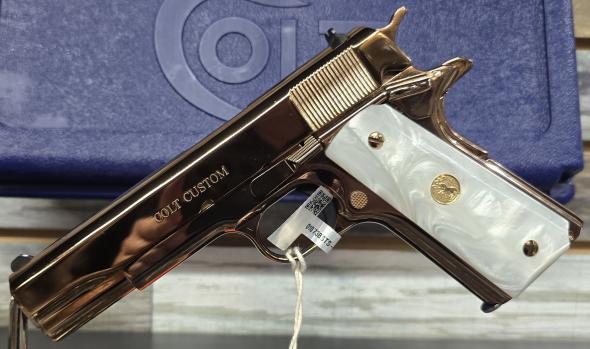 colt custom talo 1911 government .38 super high polished rose gold 1 of 250