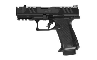 walther, pdp f-series pro-x pmm, semi automatic, 9mm, 3.75" barrel, parker mountain machine compensator, black tenifer finish, optics ready,...