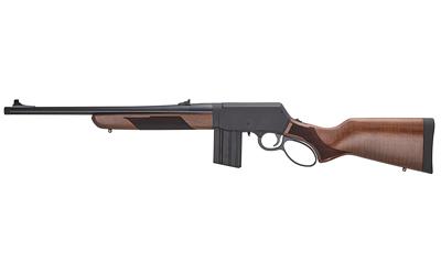 henry repeating arms, h23 supreme, lever action rifle, .450 bushmaster, 18" threaded barrel, 5/8x24 thread pitch, free-floated round blued steel,...