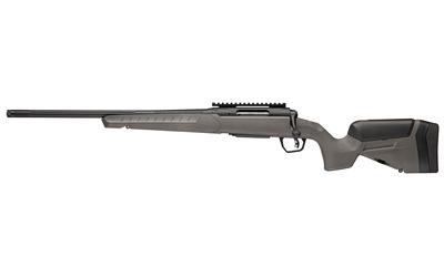 savage arms, 110 trail blazer, bolt action rifle, 350 legend, 18" straight fluted barrel, threaded, cerakote finish, black, synthetic flat dark gray...