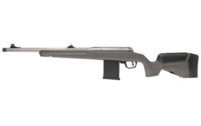 savage arms, 110 ridge hunter, bolt action rifle, 308 winchester, 18" barrel, threaded, matte finish, stainless steel, synthetic flat dark gray...