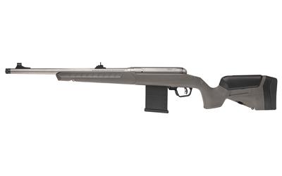 savage arms, 110 ridge hunter, bolt action rifle, 400 legend, 20" barrel, threaded, matte finish, stainless steel, synthetic flat dark gray trophy...