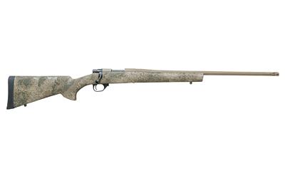 howa usa, 1500 fence line, bolt action rifle, 6mm arc, 22" threaded barrel, prairie reaper camo hti synthetic stock, flat dark earth barrel and...