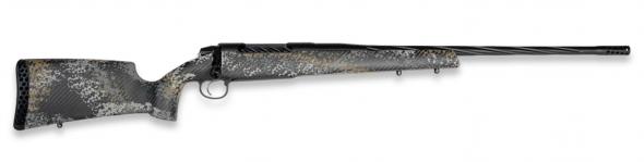 weatherby 307 alpine st 6.5-300 wby mag 3+1 26" graphite black cerakote spiral fluted threaded barrel, steel drilled & tapped receiver, carbon fiber...