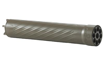 anechoic, anechox 22, suppressor, 22lr/22 wmr, titanium and aluminum construction, cerakote finish, flat dark earth, includes titan 1/2x28 direct...