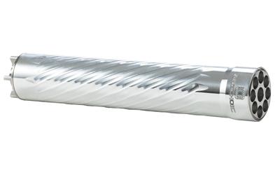 anechoic, anechox 22, suppressor, 22lr/22 wmr, titanium and aluminum construction, raw titanium finish, silver, includes titan 1/2x28 direct thread...