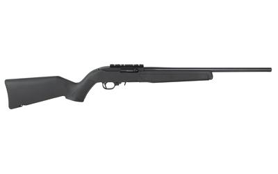 ruger, 10/22, 22lr, 18.5" cold hammer-forged barrel, satin finish, black, polymer stock, manual safety, 10 round rotary magazine