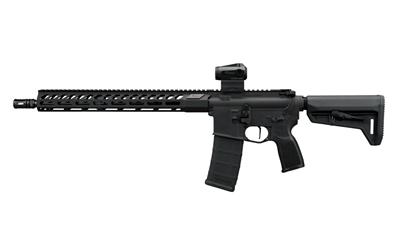 sig sauer, m400 forge, semi-automatic, rifle, 5.56 nato, 16" barrel, matte finish, black, adjustable stock, romeo-msr genii 2 moa red dot, 10 rounds,...