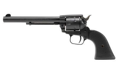 heritage, rough rider steel, single action only, steel revolver, full size, 32 h&r, 6.5" barrel, satin finish, black, polymer grips, 6 rounds