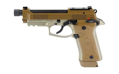 beretta, 80x cheetah tactical, semi automatic, 380 acp, 4.4" threaded barrel, matte desert finish, fixed sights, optic ready, 15 round capacity