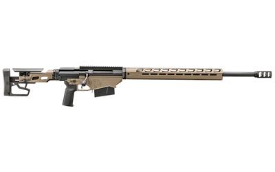 ruger, precision rifle, bolt action, 300 prc, 26" barrel, hybrid muzzle brake, black and bronze cerakote finish, magpul moe-k2-xl grip, m-lok...