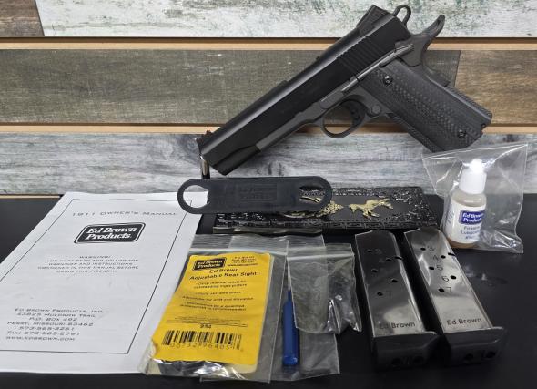ed brown special forces gen4 .45 acp 1911  stealth gray match grade