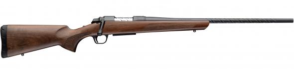 browning ab3 pro hunter full size 308 win, 22" blued spiral fluted threaded barrel, blued steel drilled & tapped receiver, satin walnut fixed stock