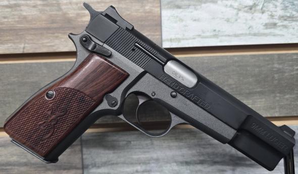 browning hi power  belgian made hand crafted 9mm