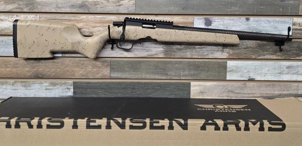 christensen arms ranger .22 lr  18" carbon tension barrel